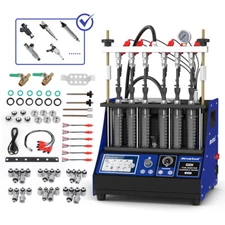 GDI Fuel Injector Cleaner Machine Heated Ultrasonic Injector Cleaner Tester 110V