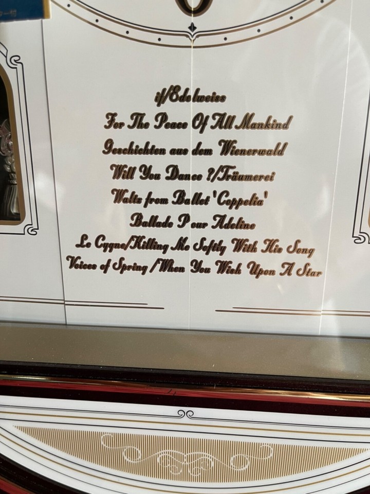 " SALE" Rhythm Small World Musical Motion Clock NOS 4MN497RH23 eBay