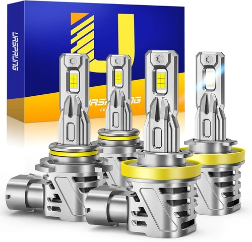 Ursprung Fahren Upgraded H11/H9/H8 9005/HB3 LED Headlight Bulbs Combo 50000LM
