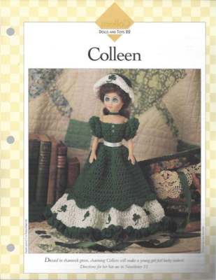 Beautiful Crochet Doll PATTERN Colleen