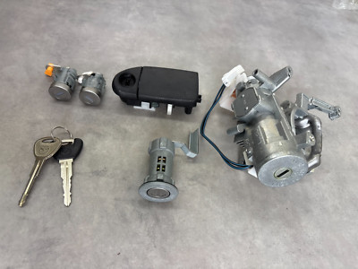 MAZDA GENUINE OEM RX-7 FD3S 4 seater ignition key cylinder set with key key cut