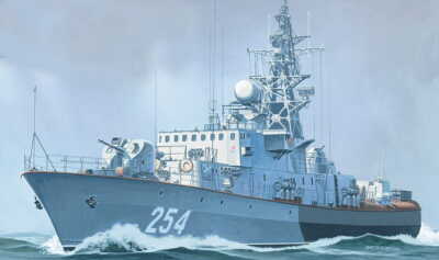 MIRAGE 40424 1:400 'MPK 254' Pauk I small ASW ship 