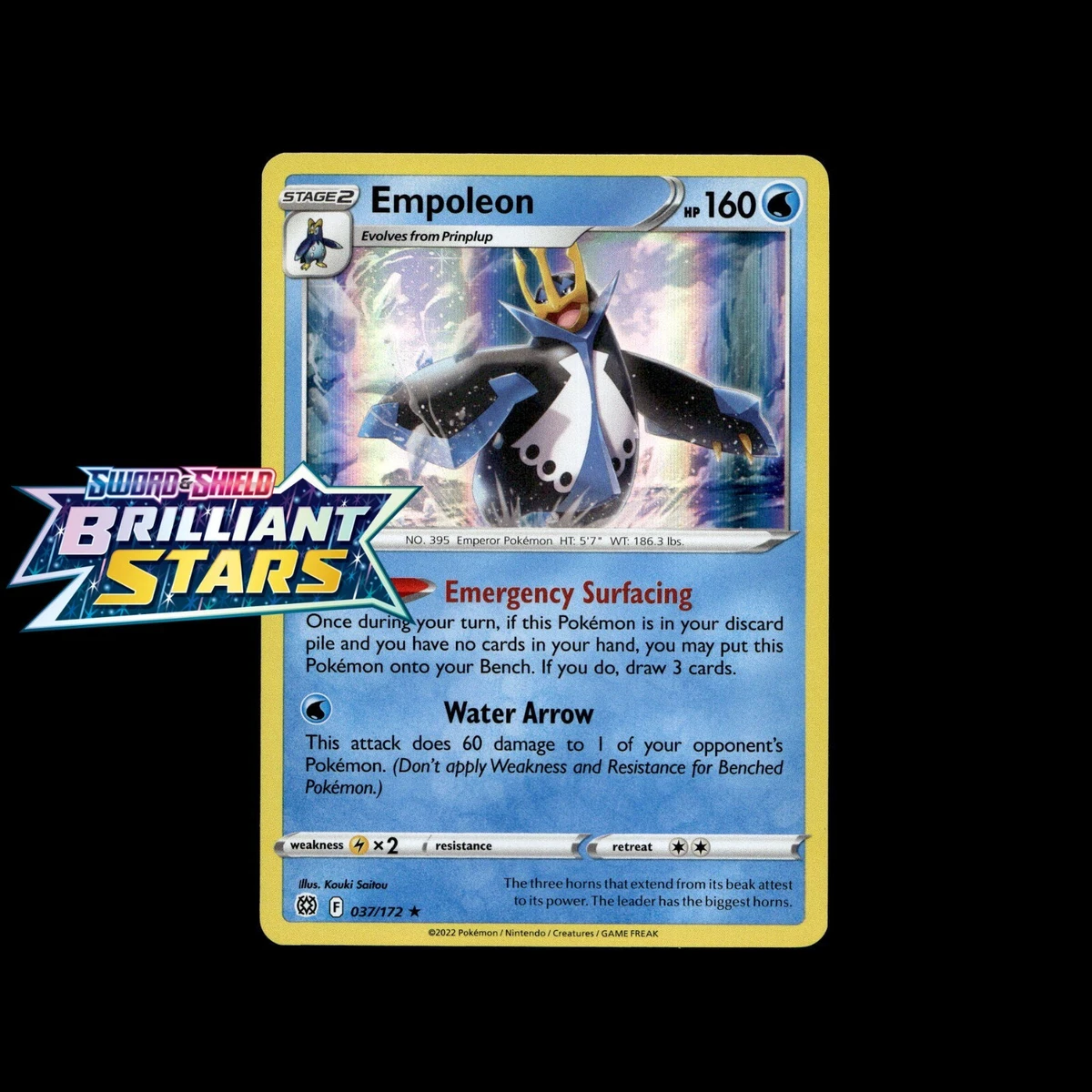 newest pokemon card expansion Empoleon BREAK (XY134) (Jumbo Card) [XY: Black Star Promos] main image 0