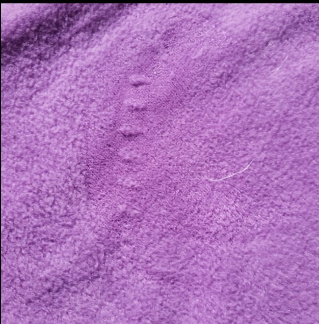 Vintage Woolrich Fleece Collared Vest purple Casual Full Zip Women’s