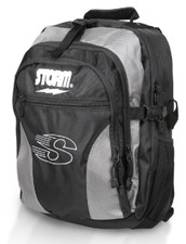 Storm Black/Silver Tournament Bowling Deluxe Backpack