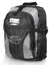Storm Black/Silver Tournament Bowling Deluxe Backpack