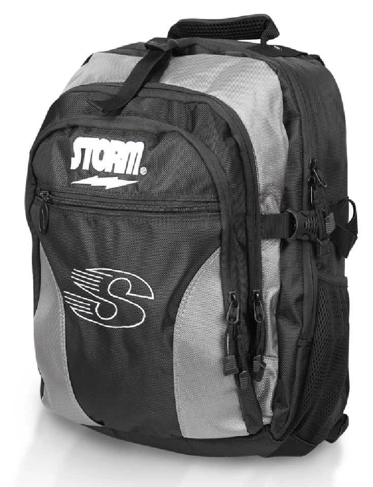 Storm Black/Silver Tournament Bowling Deluxe Backpack - Image 1 of 1