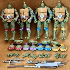 NECA TMNT Turtles in Disguise Parts Accessories Heads Teenage Mutant Ninja