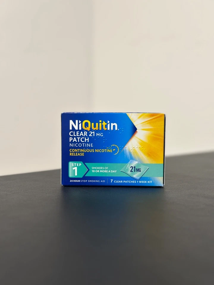 NiQuitin 补丁步骤 1/2/3 - 透明补丁 (EXP:05/2026) - 戒烟/电子烟 — 第 3/4 张图片