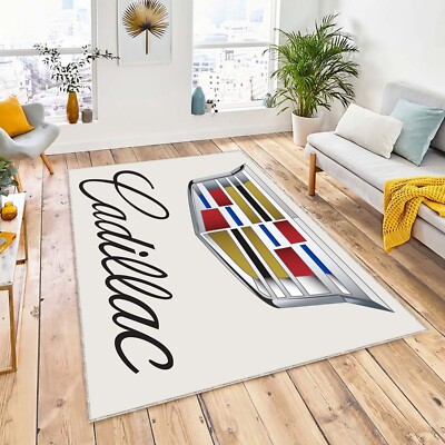 Cadillac Garage Floor Rug, Airy Car Rug, Garage Entry Rug | eBay