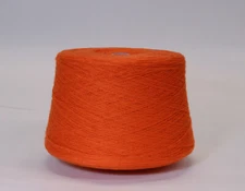 Chain stitch and Chenille Thread- Amital Spin Co. Acrylic yarn 1/12  - H. Orange