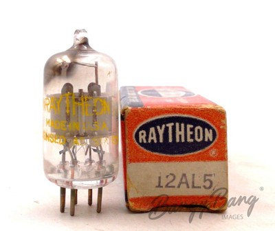 Raytheon 12AL5/HAA91 Twin Diode Detector TV Audio Vacuum Tube Valve- Bangybang.t