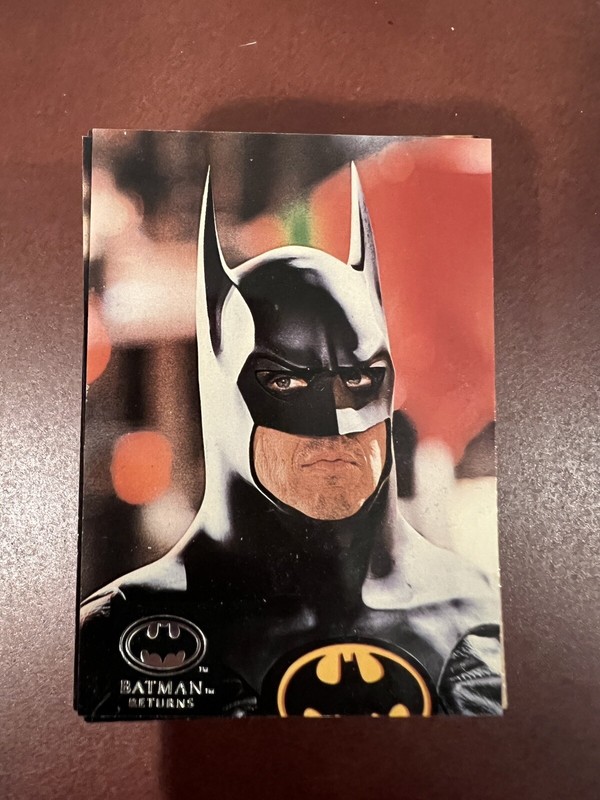 Batman Returns premium Stadium Club (Topps 1992) Complete Movie Trading Card Set