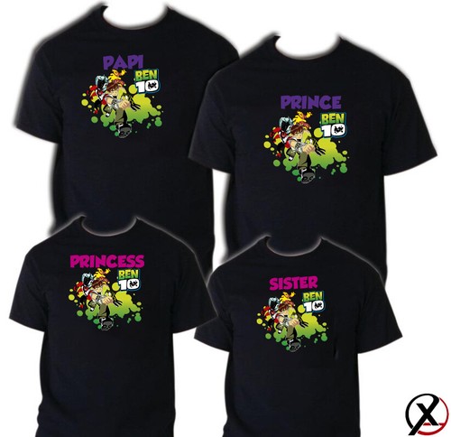 Ben 10 Family T-shirt Birthday Matching Party Celebration Reunion Tee Mom Dad 2 - Picture 6 of 11