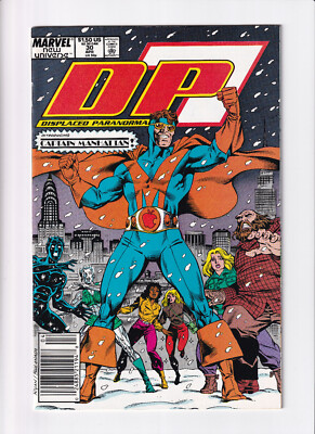 Marvel D.P.7 No.30 Displaced Paranormals New Universe 1989 Englisch Bag/Board