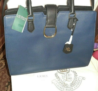 Lauren Ralph Lauren Kenton Large City Sachel Shoulder Bag in