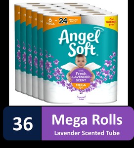 angel soft toilet paper 36 mega rolls