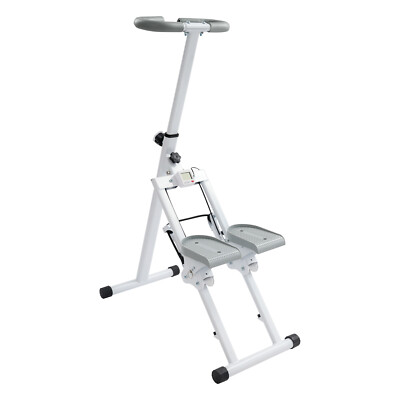 Foldable Stair Stepper Machine-Adjustable Vertical Climber For Full Body Workout