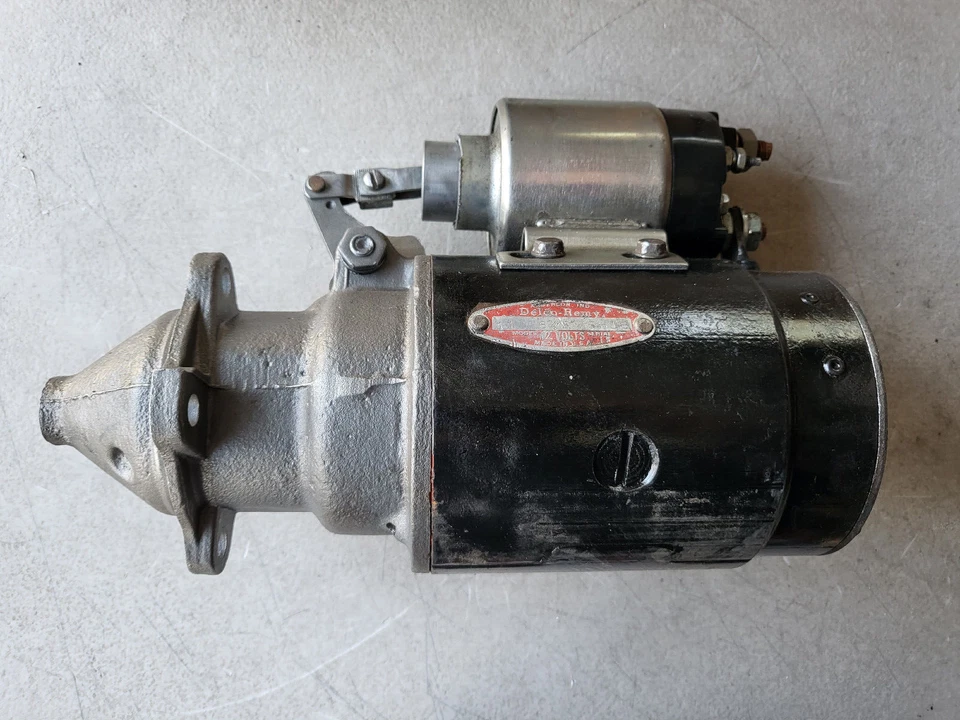Camión corbeta Delco Remy Starter Chevy Bel Air # 1107645 5H18 código fechado Foto 2 de 2