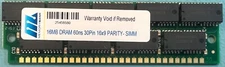 16MB 30 pin FPM 16X9 Parity 60ns SIMM Memory RAM