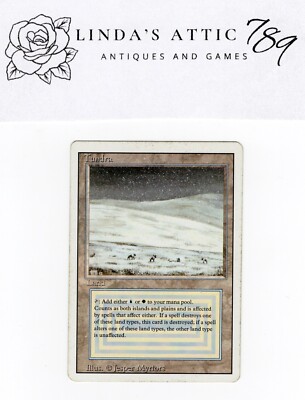 MTG Tundra ② Magic: The Gathering - Revised Tundra Up For Auction At Heritage