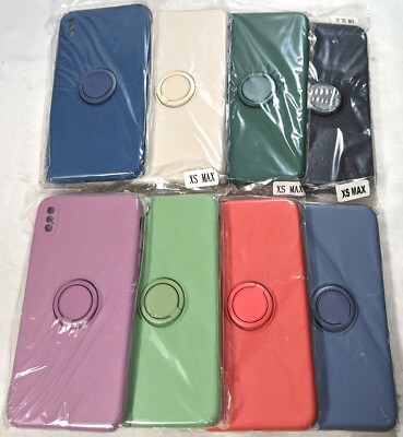 Cell Smart Phone iPhone 10 XS MAX Silicone Smartphone Case With Ring Alive Japan