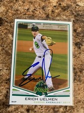 Erich Uelmen Signed 2017 Eugene Emeralds Team Set Rc Auto Chicago Cubs # 26