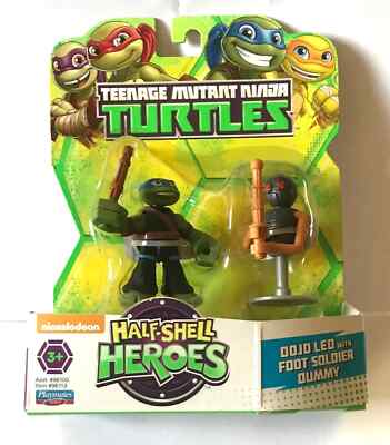 Teenage Mutant Ninja Turtles Leonardo DoJo Set Leo Half Shell Heroes Figur