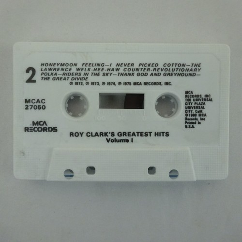 Roy Clark Cassette Roy Clark's Greatest Hits Volume 1 - Picture 5 of 5