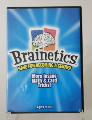 Brainetics Have Fun Becoming a Genius! More Insane Math & Card Tricks New Sealed