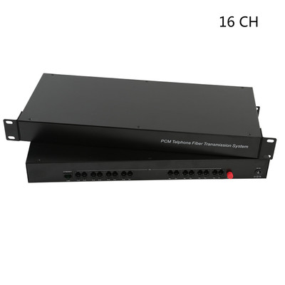 Premium 16CH Telephone PCM Fiber Optical Converters with 10/100M Ethernet