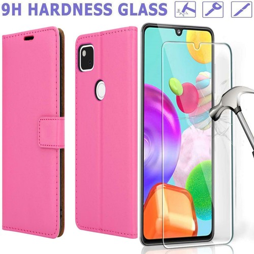 Pour Google Pixel 5 4A 5G Étui Portefeuille ,Cuir Pied Téléphone + Écran Verre - Photo 14 sur 19