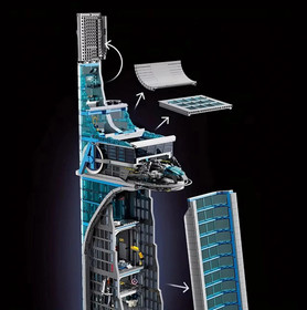 NEW 5201 PCS Avengers Tower Marvel Unbranded Building Bricks Set MOC Display