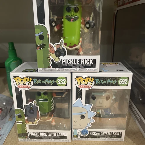 Funko Pop! Rick & Morty Pickle Rick #332 & #333 & 692 Set of 3
