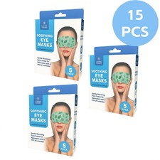 15PCS Self Heating Steam Eye Masks Warm Compress for Dry Eyes Sleep Relaxation