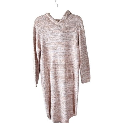 Softies Heather Marshmallow Hooded Lounger Coco Sz S M NEW Cozy
