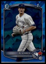 2025 Bowman Chrome Sapphire RJ Schreck #BCP-181 Blue 1st Bowman