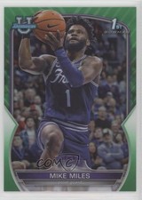 2022-23 Bowman U Chrome Green Refractor 5/99 Mike Miles Jr Mike Miles #88 11pj