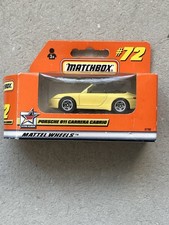 Matchbox Porsche 911 Carrera Cabriolet No 72 Germany Extra Class Boxed 1999 k