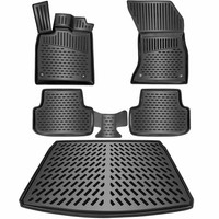 3D Gummimatten & Kofferraumwanne Set FüR Audi A6 C6 Kombi (Avant) 2004-2011