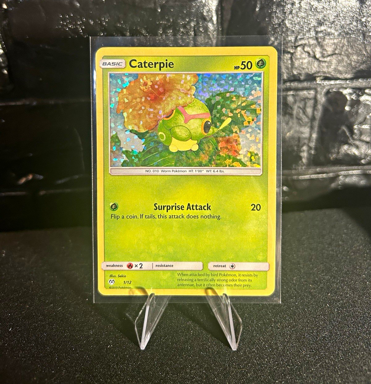 Caterpie Holo Promo McDonald's 2019 #4/12 50 HP English Pokémon TCG