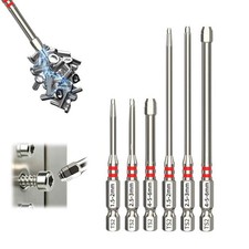 Screwdriver Bits Set 6pcs with Magnetic Hex S...