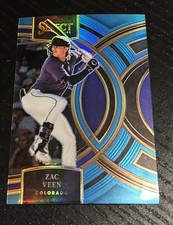 2024 Panini Select Premier Level Zac Veen Light Blue Prizm /199