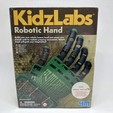 New 4M Kidzlabs Robotic Hand Kit - DIY Mechanical Robot Science - STEM Toys.