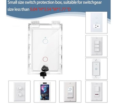 groword Switch Cover,Baby Proof Light Outlet Covers,Child Safety Switch Plate Gu