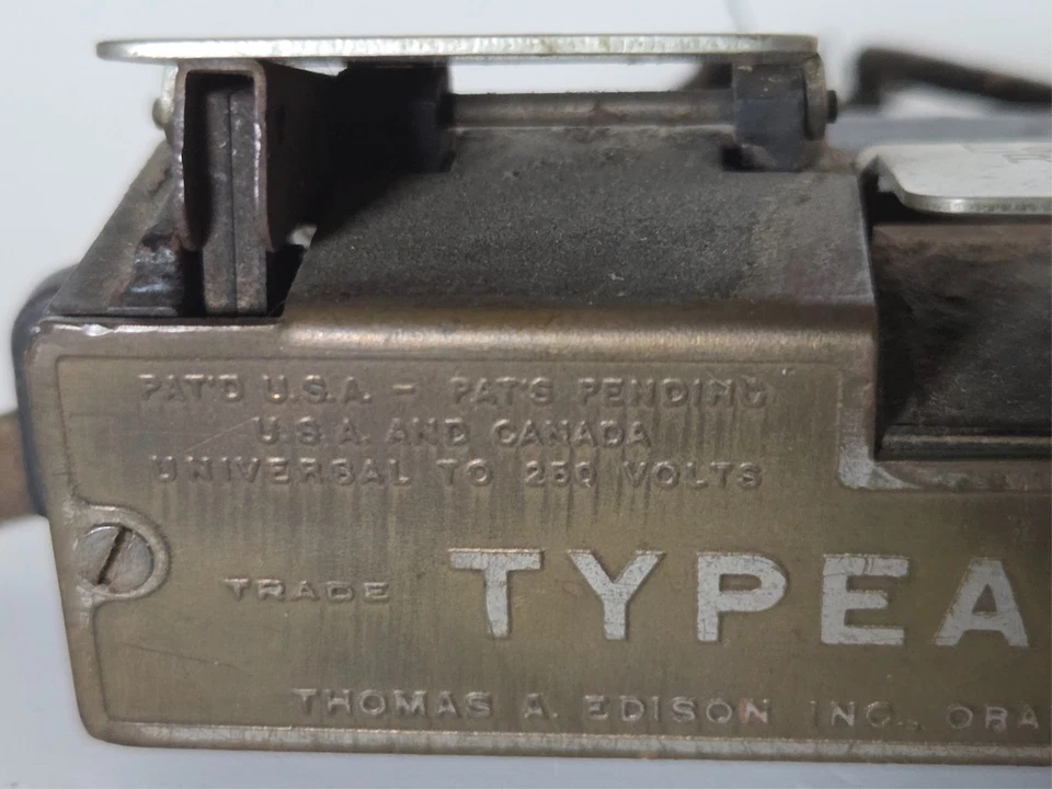 Vintage Typease Ediphone Switch Unit Thomas A. Edison Inc. Orange NJ USA - Image 4 of 4