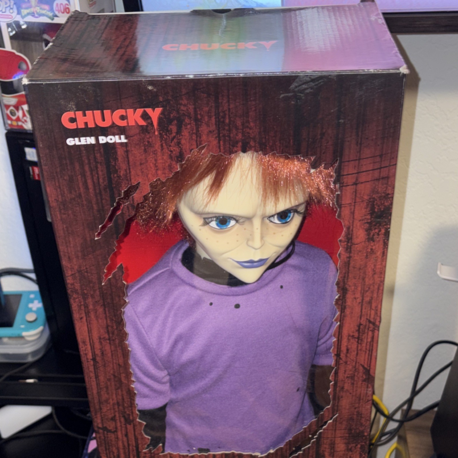 Spirit Halloween 24" Seed Of Chucky Child's Play GLEN Doll Figure (DAMAGED BOX)