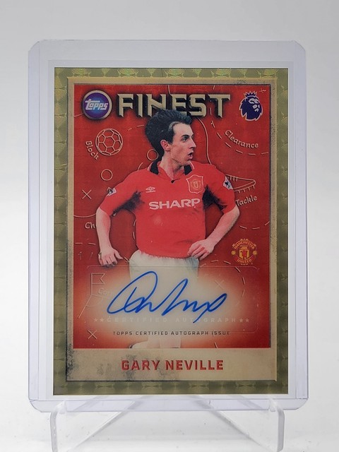 Gary Neville 2026 Topps Finest Seasons Superfractor Auto 1/1 Q2754