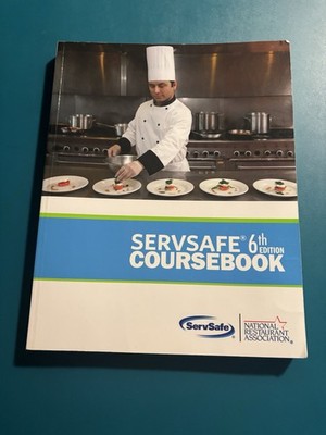 ServSafe CourseBook  (6th Edition)  Good Used Condition.