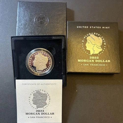 2023 S Morgan Silver Dollar 1 oz Proof w/Box and COA